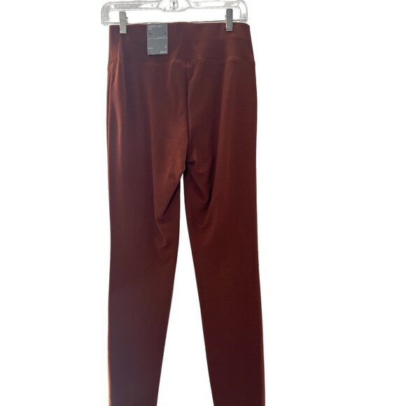 NWT INC Brown Skinny Leg Curvy Mid Rise 4 Pants - Picture 2 of 6